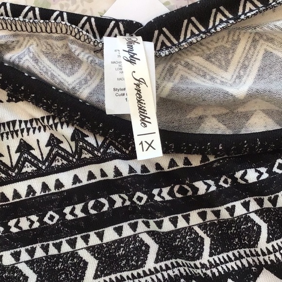 2X Babydoll Hi Lo Tunic NWT - Picture 4 of 8